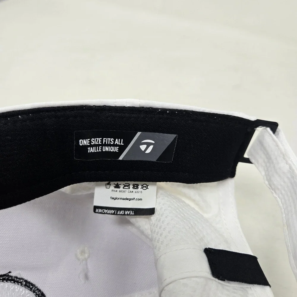 TaylorMade 7nine Golf Hat White Carlsbad California Patch Adjustable Cap 102699